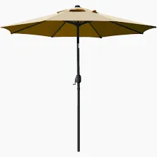 Photo 1 of 9ft patio umbrella tan 