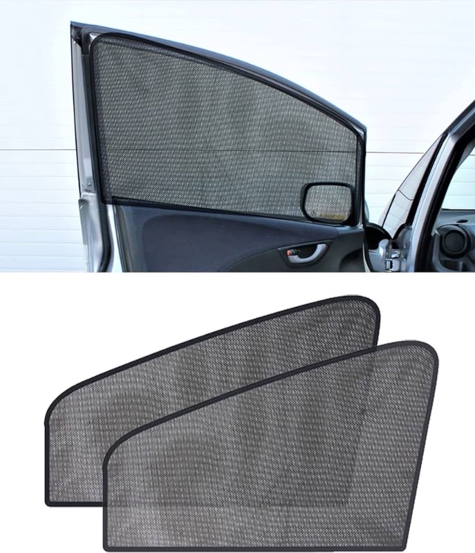 Photo 1 of 2 Pack Universal Car Shades for Front Windows,Magnetic Side Window Sunshade,Car Window Shade Car Front Side Protection Covers,Car Side Window Sun Shade,Car Window Shades (4pcs Front)