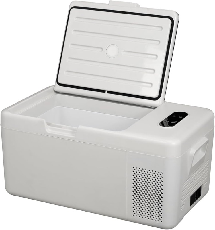 Photo 1 of Alpicool S15 Portable Freezer, 12 Volt Refrigerator, 18 Quart (16.8 Liter) Fast Cooling 12V Car Fridge -4?~68?, White Car Cooler, 12/24V DC and 100-240V AC for Outdoor, Camping, RV, Truck