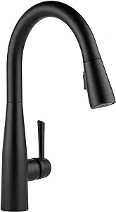 Photo 1 of (READ FULL POST) Delta Faucet Essa Kitchen Faucet with Pull Down Sprayer, Kitchen Sink Faucet Matte Black, Magnetic Docking Spray Head, Delta Kitchen Faucet Pull Down, Matte Black 9113-BL-DST
