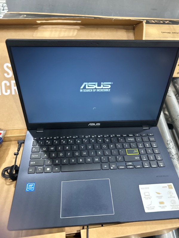 Photo 2 of ***(PARTS ONLY/ NON FUNCTIONAL/ NO RETURNS OR REFUNDS) ***
ASUS Vivobook Go 15 L510 Thin & Light Laptop Computer, 15.6” FHD Display, Intel Celeron N4020 Processor, 4GB RAM, 64GB Storage, Windows 11 Home in S Mode, 1 Year Microsoft 365, Star Black, L510MA-