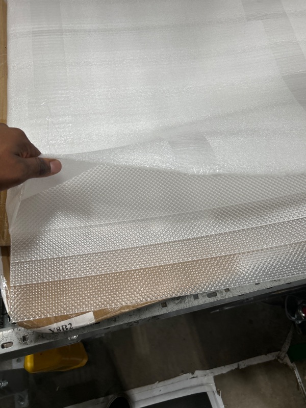 Photo 2 of 4 Pcs Replacement Fluorescent Light Cover Panels Flat Clear Prismatic Acrylic Ceiling Light Cover Plate Ceiling Light Replacement Cover for Overhead Lighting Fixtures (24" x 24" x 0.1")