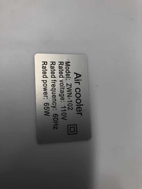Photo 2 of ***USED - MISSING REMOTE - POWERS ON - UNABLE TO TEST FURTHER***
Portable Air Conditioners with 3 Gal Water Tank,20H Cooling Time Swamp Cooler,Air Conditioner Portable for Room with 78-Inch Extension Cord,Ideal for Office/Room/Garage/Kitchen/(Include 6 Ic