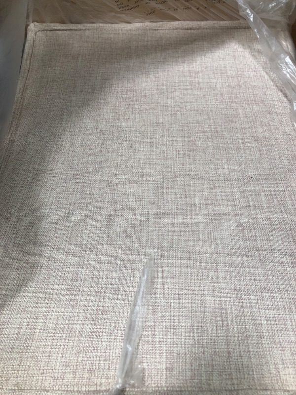 Photo 1 of Dining Room Chairs with Arms,Tufted Upholstered High Back Nailed Trim with Untique Oak Wood Legs for Kitchen Restaurant Room Bedroom (Ivory Brown, SingleA)