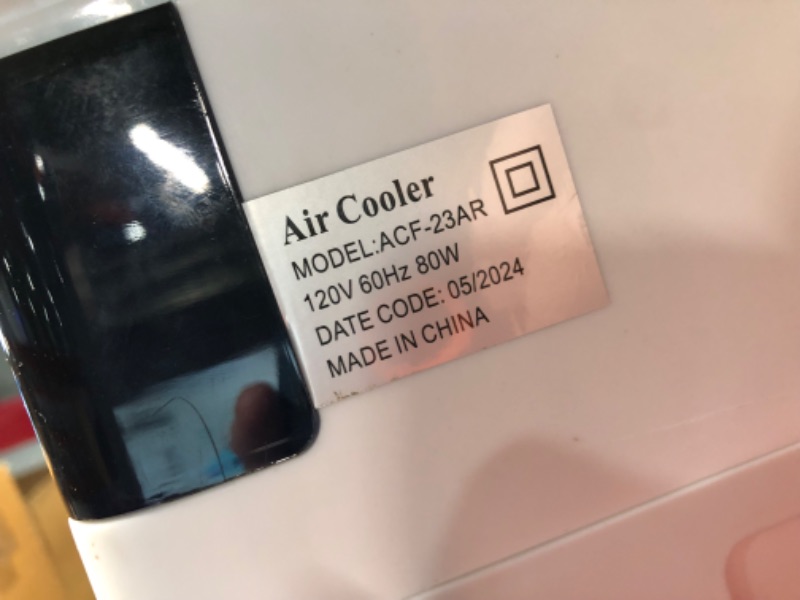 Photo 4 of ***MISSING REMOTE AND ICE PACKS - SEE PICTURES - UNABLE TO TEST***
Swamp Cooler, 3800CFM 3-in-1 Evaporative Air Cooler with 7.6Gal Water Tank, 120° Oscillation, 3 Speeds 3 Modes, 12H Timer, Remote, 4 Ice Packs, Portable Air Conditioner for Indoor?Outdoor