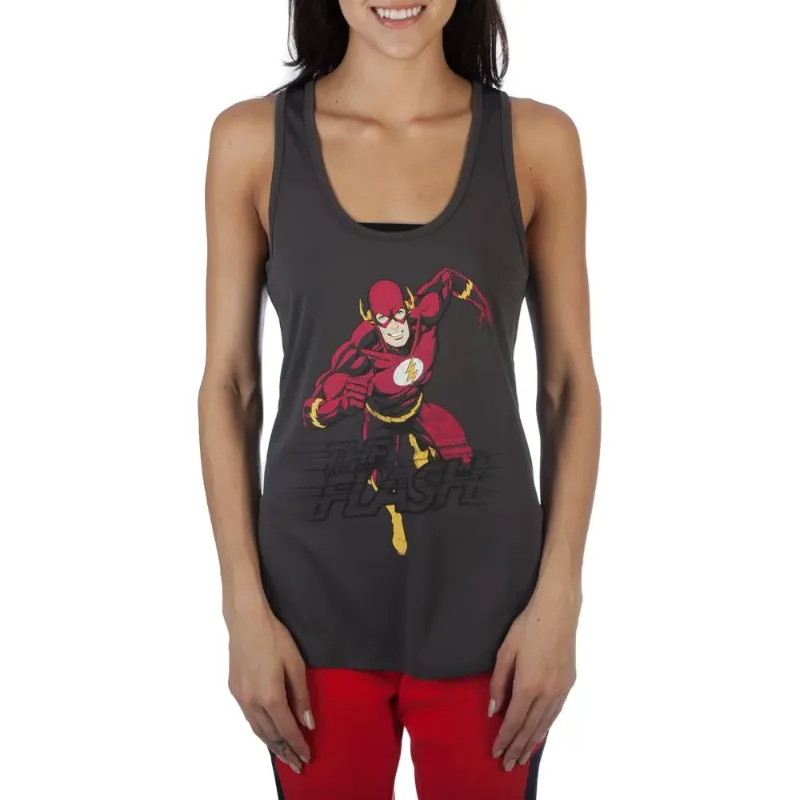 Photo 1 of Flash Tank Top DC Comics Apparel Flash Clothing DC Comics Tank Top Flash Shirt-Small