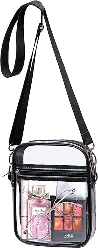 Photo 1 of Clear Bag Stadium Approved - Clear Crossbody Purse Bag, with Adjustable Shoulder Strap for Women, Men