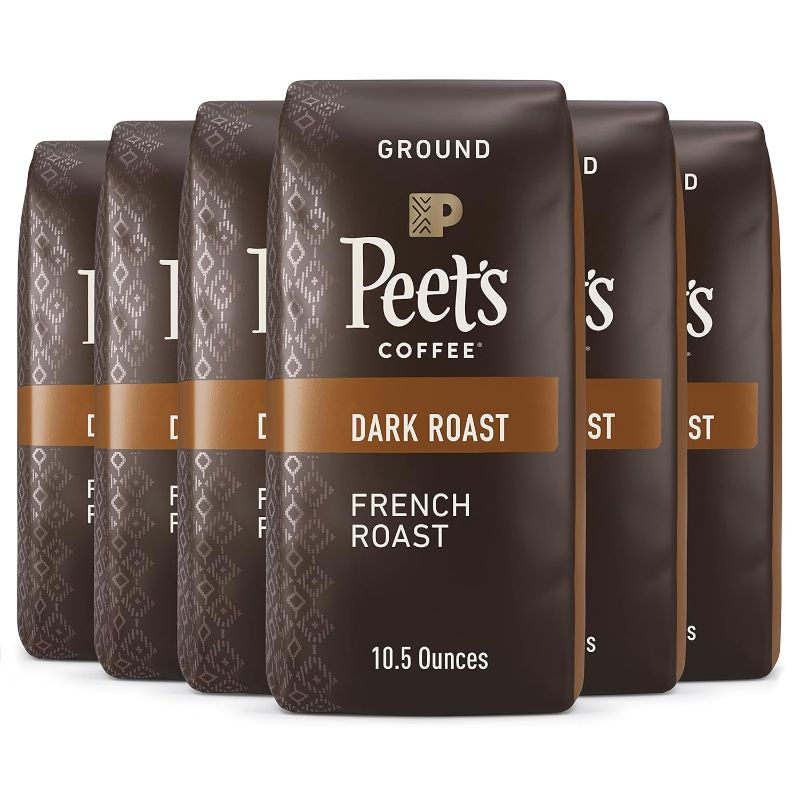 Photo 1 of **Exp 6/20/24**
Peet's Coffee Major Dickason's Blend Ground Coffee, Dark Roast, 10.5 Oz. (836261) (6 pack)