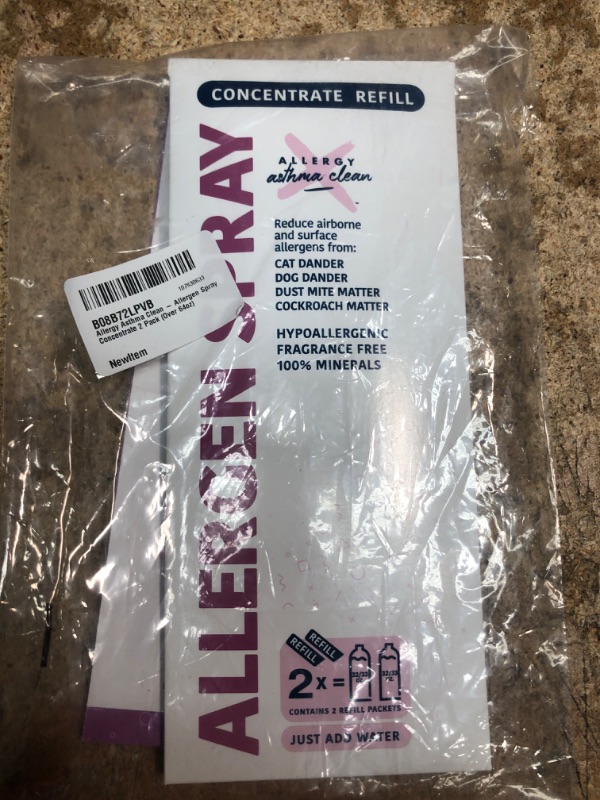 Photo 1 of Allergen Spray Concentrate 2 Pack | Use Your Own Bottle | Over 64oz Total 2 Pound (Pack of 2)
