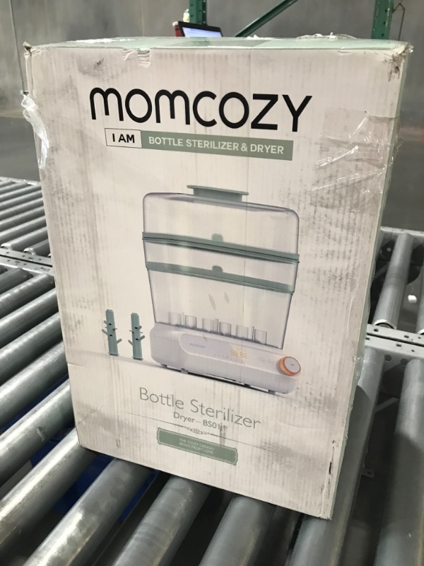 Photo 4 of Momcozy Bottle Sterilizer and Dryer, 8-in-1 Electric Steam Baby Bottle Sterilizer for Baby Bottles, Baby stuffs & Breast Pump Accessories White