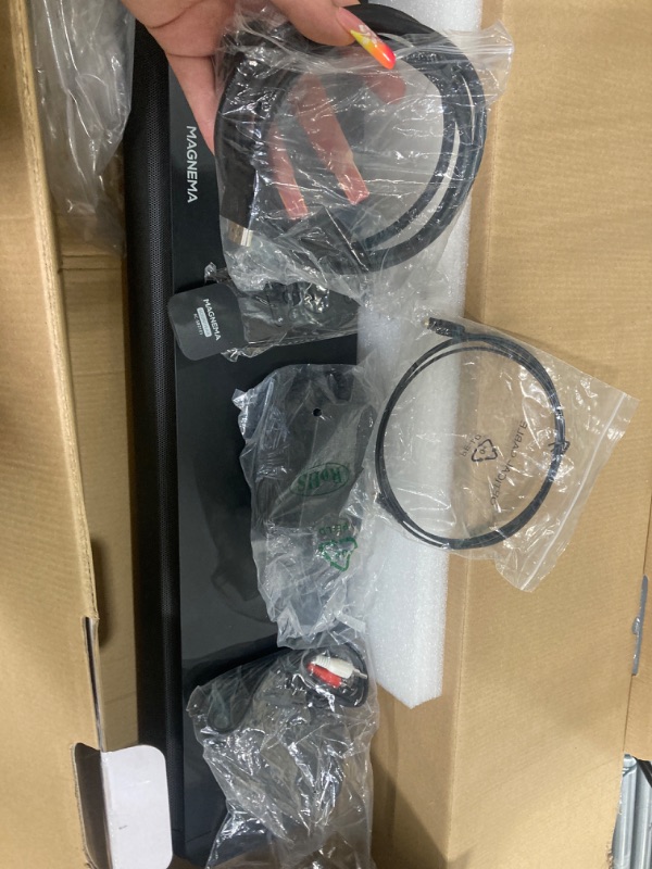 Photo 1 of 2.1ch 120W Sound Bar for TV with Dolby Audio and Dual Built-in Subwoofers, Bluetooth TV Speaker Soundbar with HDMI-ARC and Optical Connectivity, Enhanced Clarity and Balanced Bass, Black