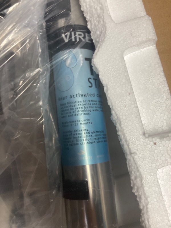 Photo 3 of 0.01?m Ultra Filtration Under Sink Water Filter System with Real-time Pressure Gauge, Stainless Steel Water Filter for Sink Reduces 99.99% Lead, by NSF/ANSI 42 Certified (with 5 Filters and 1 Faucet)