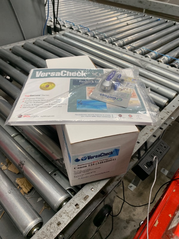 Photo 1 of VersaCheck M15 MXD MICR Check Printer X1 Platinum Check Printing Software Bundle