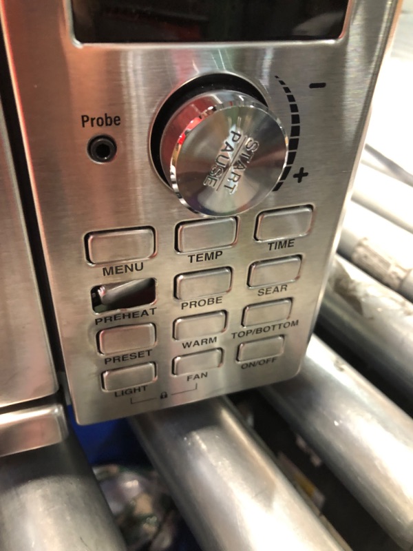 Photo 5 of ***NONREFUNDABLE - THIS SALE FINAL -  PARTS ONLY - SEE COMMENTS***
Nuwave Bravo XL Pro Air Fryer Toaster Oven, Improved 100% Super Convection, Quicker & Crispier Results, 100 Presets, Multi-Layer Even Cooking, 50-500F, Smart Probe, PFAS Free, 30QT, Stainl