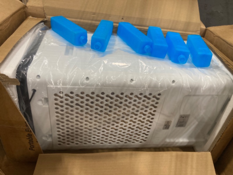 Photo 2 of [READ NOTES]
Portable Air Conditioners, 2024 New Quiet Swamp Cooler with 8 Liter Water Tank, Remote Control, 3 Speeds, 70° Oscillation, 6 Ice Packs, Fast Cool Air Conditioner Portable for Room, Bedroom, Office