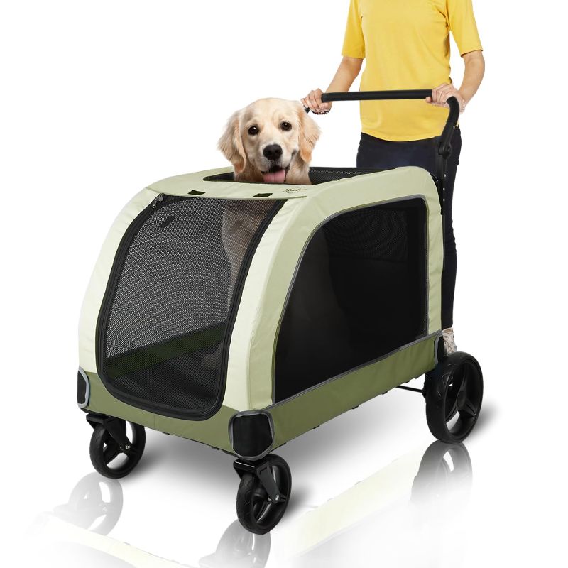 Photo 1 of **NOT EXACT SAME AS STOCK PHOTO** Dog Stroller for Large Dogs, Extra Large Pet Stroller Up to 132 lbs