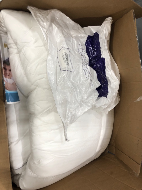 Photo 1 of Marine Moon California King Mattress Topper, Extra Thick Bed Topper, Cooling Plush Pillow Top Mattress Toppers Soft Down Alternative Pad, Hotel Quality Pillow Topper, Cal King California King Classic - Square White