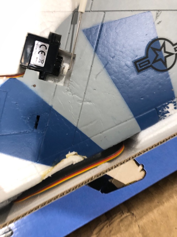 Photo 4 of ***USED - DAMAGED - BURNT WING - MISSING NUMEROUS PARTS - SEE PICTURES - UNABLE TO VERIFY FUNCTIONALITY***
E-flite RC Airplane F-15 64mm BNF Basic Transmitter Battery and Charger not included with AS3X and SAFE Select EFL97500