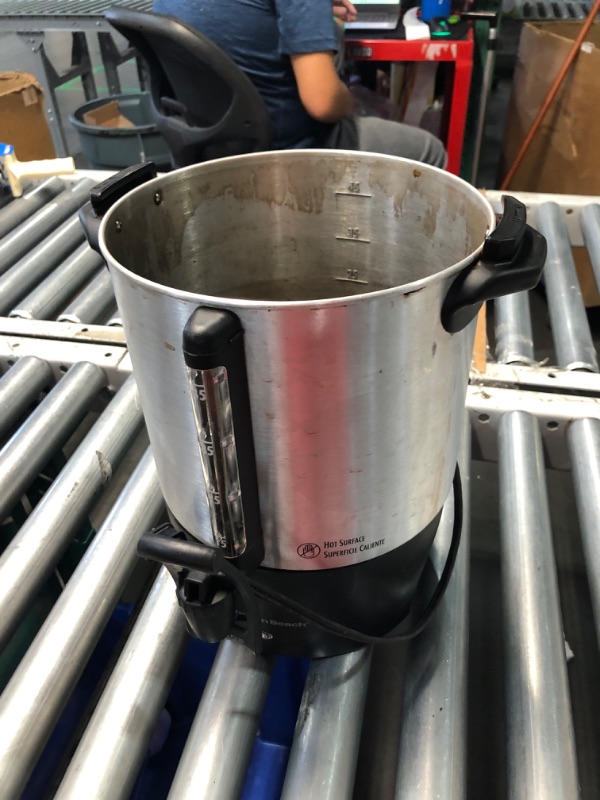 Photo 4 of ***HEAVILY USED AND DIRTY - MISSING LID - UNABLE TO TEST - SEE PICTURES***
Hamilton Beach 45 Cup Fast Brew Coffee Urn and Hot Beverage Dispenser, 40521