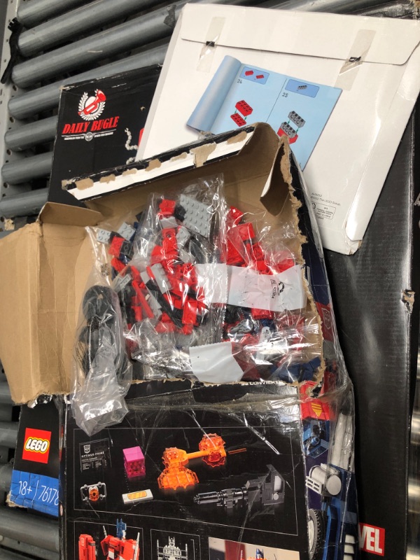 Photo 2 of ***(PARTS ONLY/ NO RETURNS OR REFUNDS/ SEE NOTES) ***
LEGO Icons Optimus Prime 10302 Transformers Figure Set, Collectible Transforming 2-in-1 Robot and Truck Model Building Kit for Adults, Perfect for Display or Play Standard Packaging