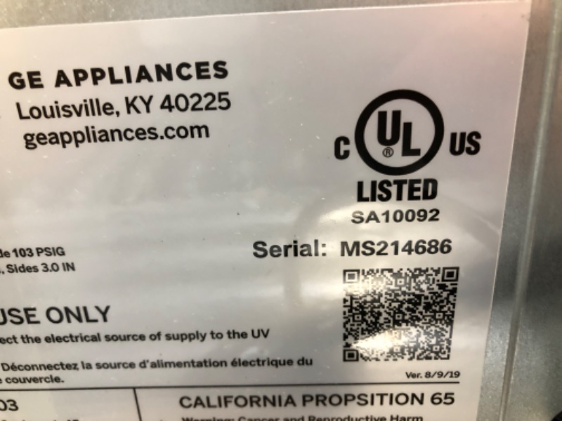 Photo 5 of **NONREFUNDABLE**FOR PARTS OR REPAIR**SEE NOTES**
GE Profile Opal | Countertop Nugget Ice Maker | Portable Ice Machine Complete with Bluetooth Connectivity | Smart Home Kitchen Essentials | Stainless Steel Finish | Up to 24 lbs. of Ice Per Day