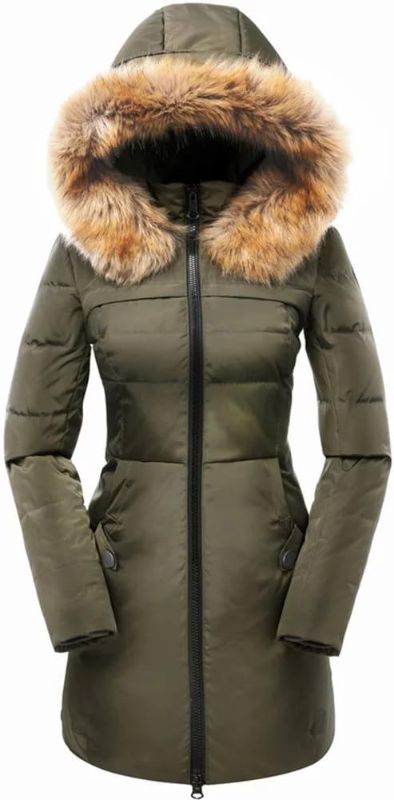 Photo 1 of ***USED***Valuker Women's Down Coat With Fur Hood With 90% Down Parka Puffer Jacket xxl