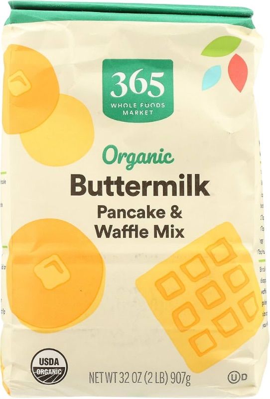 Photo 1 of ***(EXP: 4/15/25 )NONREFUNDABLE***
365 by Whole Foods Market, Organic Buttermilk Pancake & Waffle Mix, 32 Ounce