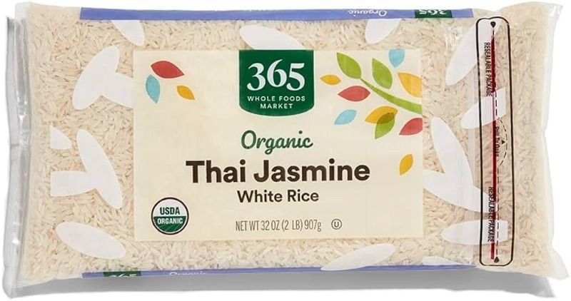 Photo 1 of ***(EXP: 11/11/24)NONREFUNDABLE***
2-365 by Whole Foods Market, Organic Jasmine Thai White Rice, 32 Ounce