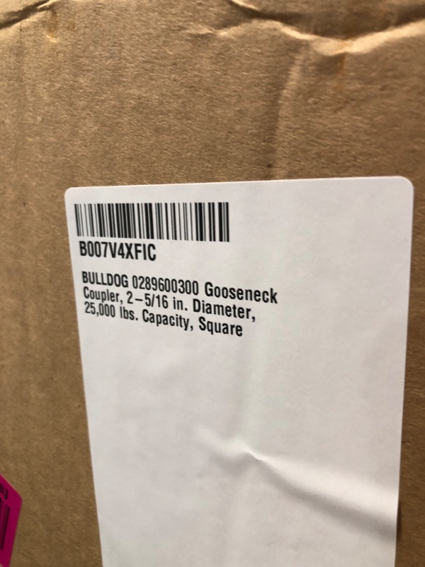 Photo 3 of 

Gooseneck Coupler, 2-5/16 Inch Diameter, Outer & Inner Tube, 32-40 Inch Adjustable Height, Cast Locking Plates, Load Bearing Pin, 25,000 lbs. Capacity, Square, Raw