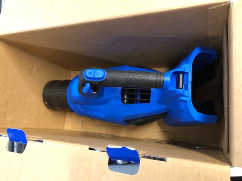 Photo 3 of ***USED - NO BATTERY - UNABLE TO TEST - SEE PICTURES***
Kobalt Gen4 40-volt 520-CFM 120-MPH Battery Handheld Leaf Blower 4 Ah Item #3809897 | Model #KLB 1040A-03