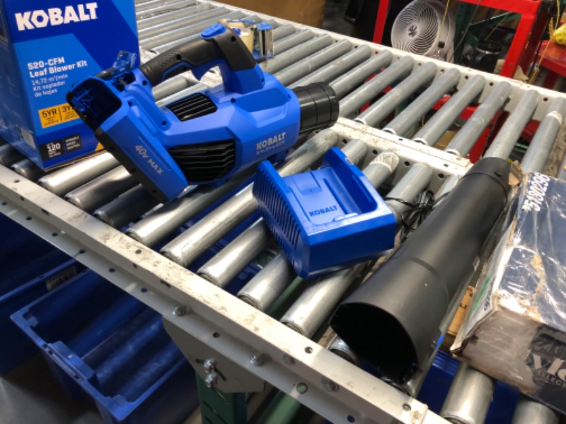 Photo 4 of ***USED - NO BATTERY - UNABLE TO TEST - SEE PICTURES***
Kobalt Gen4 40-volt 520-CFM 120-MPH Battery Handheld Leaf Blower 4 Ah Item #3809897 | Model #KLB 1040A-03