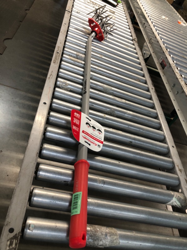 Photo 1 of  Steel Garden Hand Tiller with Adjustable Handle, Cushioned Grip, and Unique Star-Shaped Head for Effective Soil Breaking and Weeding