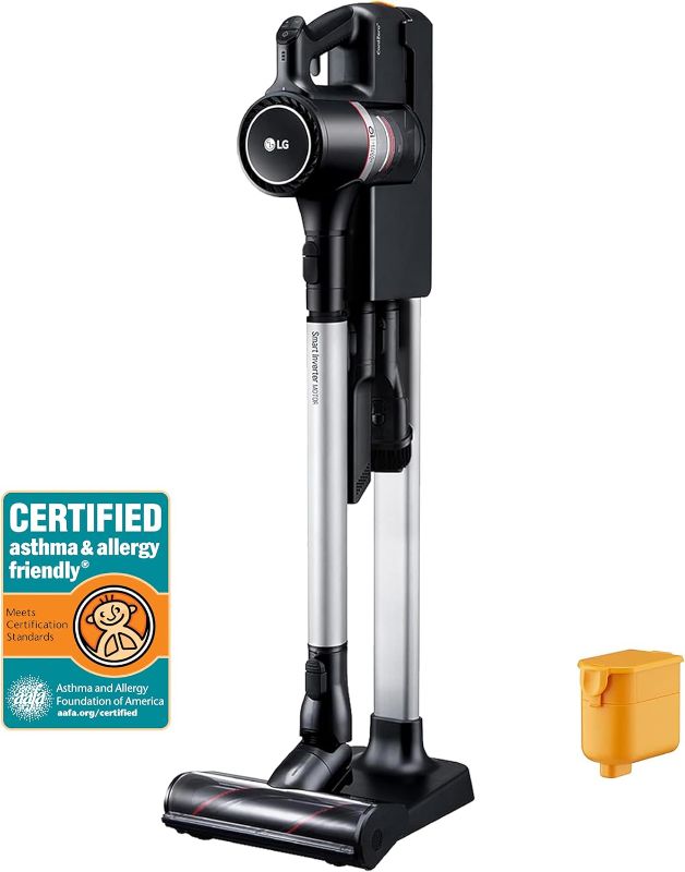 Photo 1 of **NONREFUNDABLE**FOR PARTS OR REPAIR**SEE NOTES**
LG CordZero Cordless Stick Vacuum Cleaner [10 Year Motor Warranty] Lightweight, Powerful Floor Cleaning for Carpet, Hardwood, Pet Hair, Portable Charging Stand w/ Tool Storage, One Touch Control, A913
