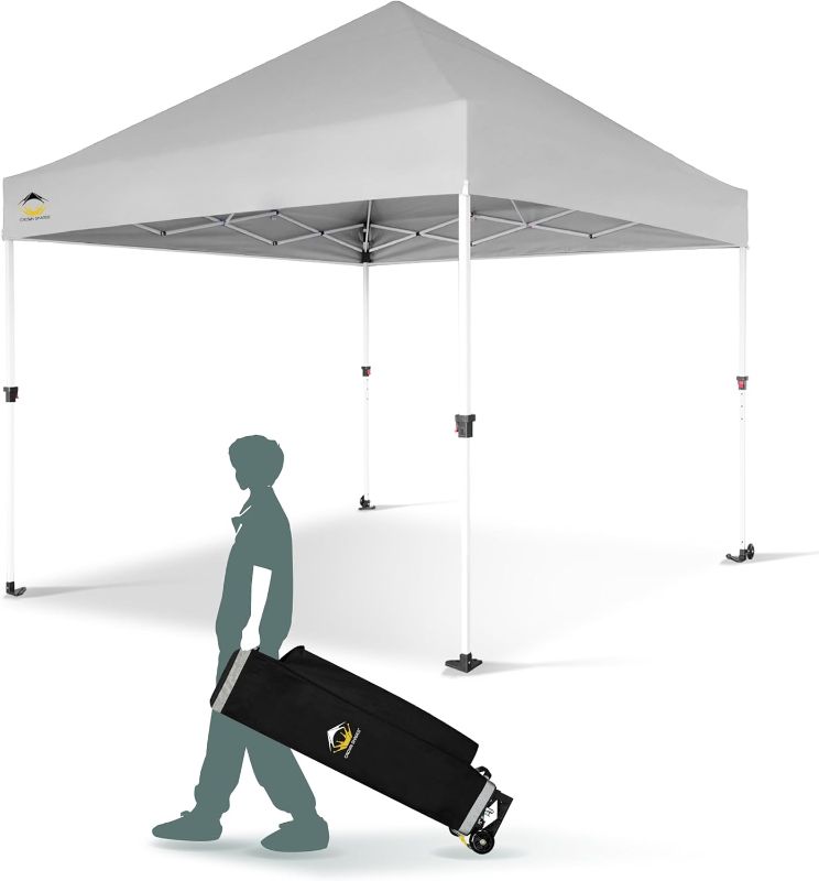 Photo 1 of ***STOCK PHOTO REFERENCE ONLY***
READ NOTES****Pop Up Canopy Tent Instant Commercial 1-Person Setup Patended Centerlock with 400D Silver Coated Fabric, 4"