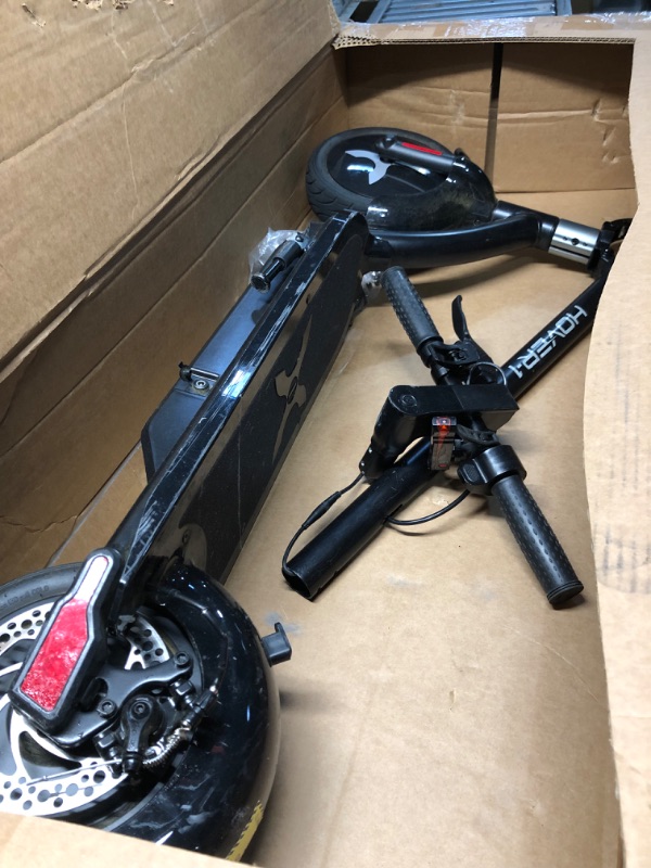 Photo 1 of ***ITEM TESTED FOR POWER, UNABLE TO TEST FURTHER***
READ NOTES***
Hover-1 Alpha Electric Scooter, 18 mph Speed, 264 lb Max Weight, Black