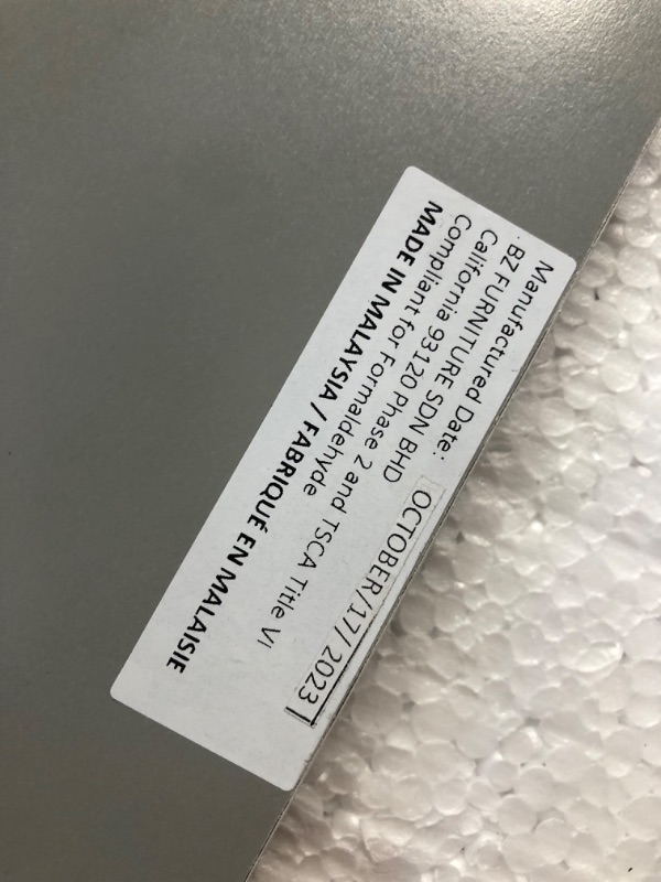 Photo 1 of ***PARTIAL SET - SIDE PIECES ONLY - SEE PICTURES - REST OF BED NOT INCLUDED***
Elements International Millers Cove Gray King Panel Bed