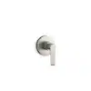 Photo 1 of 
KOHLER
Avid 1-Handle Valve Handle Trim Kit in Vibrant Brushed Nickel (Valve Not Included)