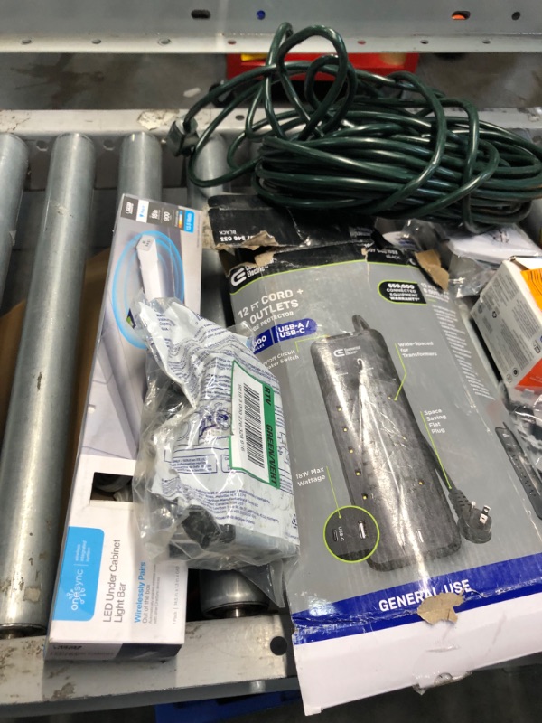 Photo 3 of ***NELLIS VARIETY BOX- MIXED ITEMS- SOLD AS IS- NONREFUNDABLE***
ELECTRICAL CORDS, OUTLET ASSORTMENT