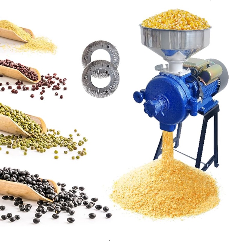 Photo 1 of ***ITEM TESTED FOR POWER, UNABLE TO TEST FURTHER***
Eachbid Dry Grinder 110V 3000W Electric Grain Mill Corn Grinder, Commercial Feed Wheat Mill Dry Grinder, Heavy Duty Milling Machine Flour Mill Cereals Grinder Rice Corn Grain Coffee Wheat with Funnel