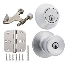 Photo 1 of ***STOCK PHOTO REFERENCE ONLY***
RELIABILT Gallo Stainless Steel Single-cylinder Deadbolt Keyed Entry Door Knob Combo Pack and 3-1/2-in H x 5/8-in Radius Satin Nickel Security Door