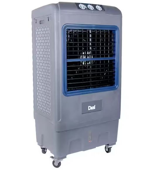 Photo 1 of ***USED - DAMAGED - UNTESTED - SEE COMMENTS***
Dial Manufacturing 5300-CFM 3-Speed Indoor/Outdoor Portable Evaporative Cooler for 1650-sq ft (Motor Included) Item #1093193 | Model #81070