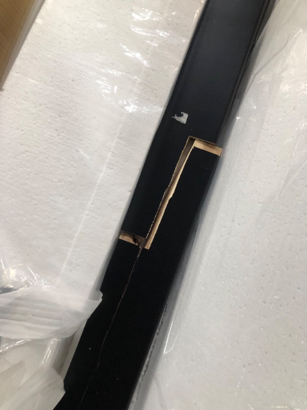 Photo 1 of (READ FULL POST) ZINUS Santiago Platform Bed Frame, Wood Slat Support, No Box Spring Needed, Easy Assembly, Queen, Black

