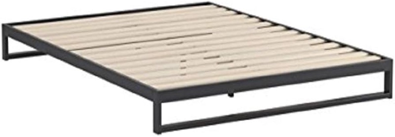 Photo 1 of **HARDWARE NOT INCLUDED**
ZINUS Trisha Metal Platforma Bed Frame, Wood Slat Support, No Box Spring Needed, Easy Assembly, KING