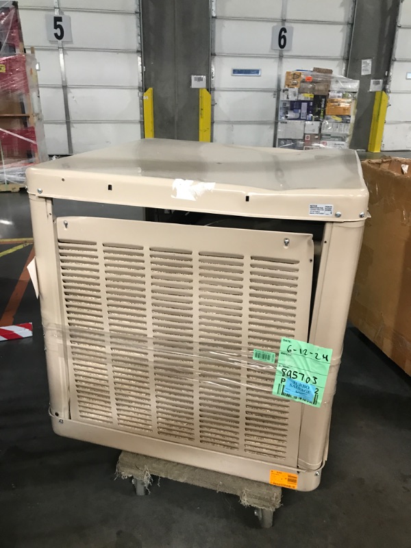 Photo 2 of **FOR PARTS**(READ NOTES)
4600 CFM Side-Draft Wall/Roof Evaporative Cooler for 1700 sq. ft. (Motor Not Included)
186
