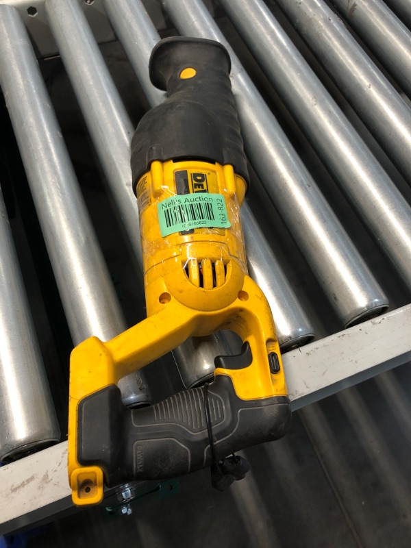 Photo 3 of **USED NOT ABLE TO TEST**DEWALT 20V MAX Reciprocating Saw, 3,000 Strokes Per Minute, Variable Speed Trigger, Bare Tool Only (DCS380B)
