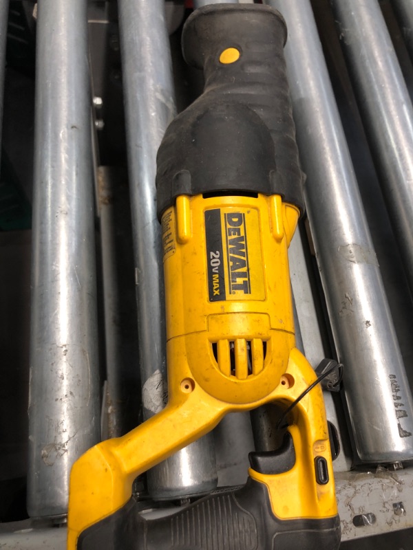 Photo 2 of **USED NOT ABLE TO TEST**DEWALT 20V MAX Reciprocating Saw, 3,000 Strokes Per Minute, Variable Speed Trigger, Bare Tool Only (DCS380B)
