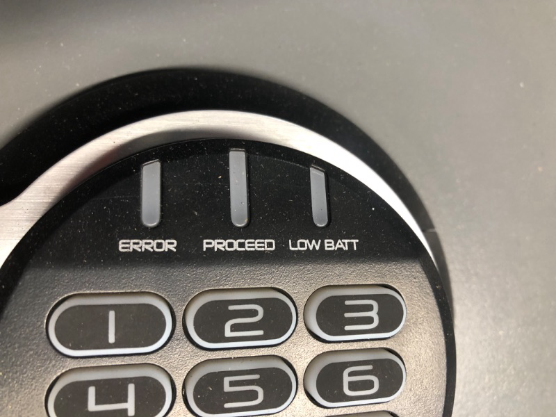 Photo 6 of **LOCKED/MISSING KEY (READ NOTES)**
SentrySafe Fireproof and Waterproof Gray Steel Home Safe with Digital Keypad Lock, Floor Safe with Interior Lighting Secures Money, Documents, 2.05 Cubic Feet, SFW205GQC 2.05 cu.ft. 1-Hr. Fireproof, Keypad Safebox