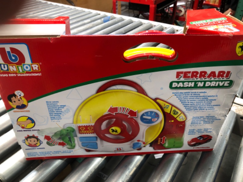 Photo 3 of ***CHECK CLERK COMMENTS***BB Junior Play & Go Ferrari Dash N Drive 2-in-1 Set