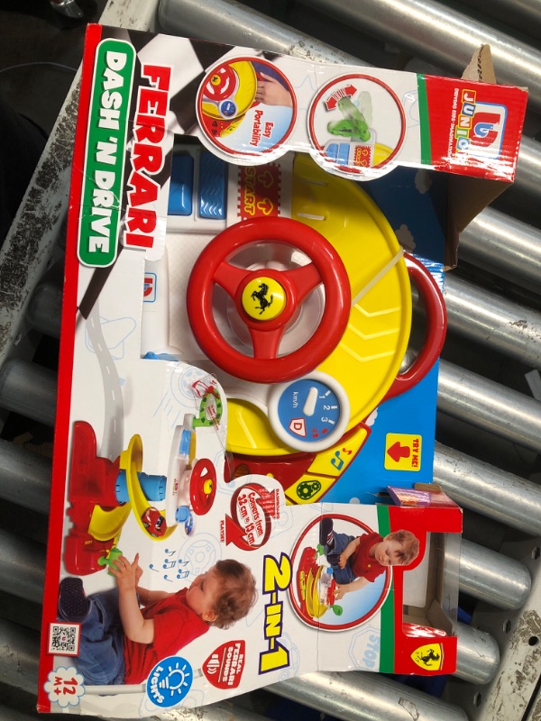 Photo 2 of ***CHECK CLERK COMMENTS***BB Junior Play & Go Ferrari Dash N Drive 2-in-1 Set