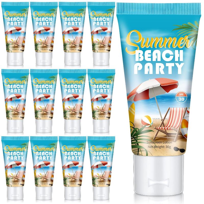 Photo 1 of ***NON REFUNDABLE***12 Pcs Mini Sunscreen Bulk for Summer SPF 30 Water Resistant Sunscreen Lotion Bulk for Thank You Gifts Wedding Bridal Shower Favors Travel for Wedding Party (Beach)
Visit the Dansib Store